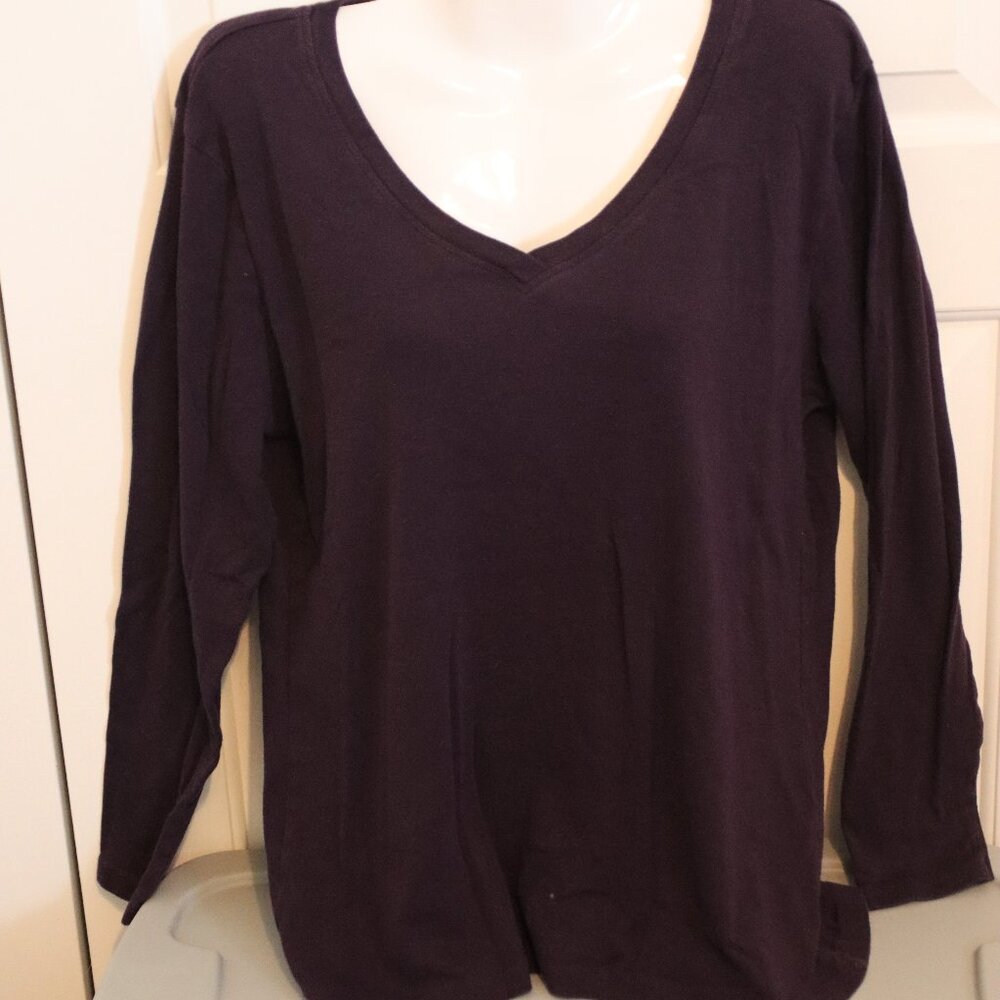 GAP Supersoft long sleeve Tee XL V-Neck
